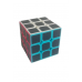 2 Adet 3x3 Zeka Sabır Küpü Karbon Fiber ve Pastel Renkli Profesyonel Speed Cube