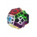 3x3 MEGAMINX KARBON FIBER  STICKERLI PROFESYONEL SPEED CUBE -RUBİK 3X3 ZEKA SABIR KÜPÜ -