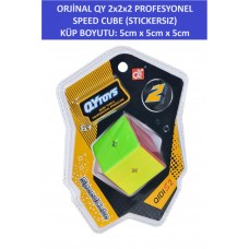 QY 2X2 STICKERLESS PROFESYONEL SPEED CUBE  -2X2 ZEKA SABIR KÜPÜ
