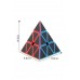 3x3 PYRAMINX KARBON FIBER  STICKERLI PROFESYONEL SPEED CUBE -3X3 ZEKA SABIR KÜPÜ -